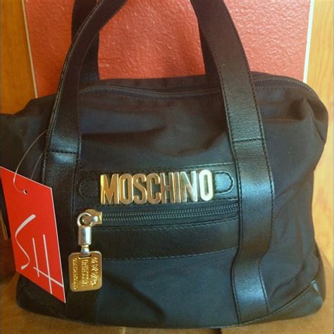 authentic moschino bag identification.